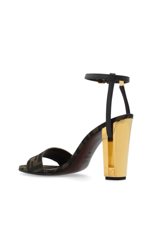 【FENDI】DELFINA SANDAL◆8X8663AJZF Delfina Fabric Brown | Fendi